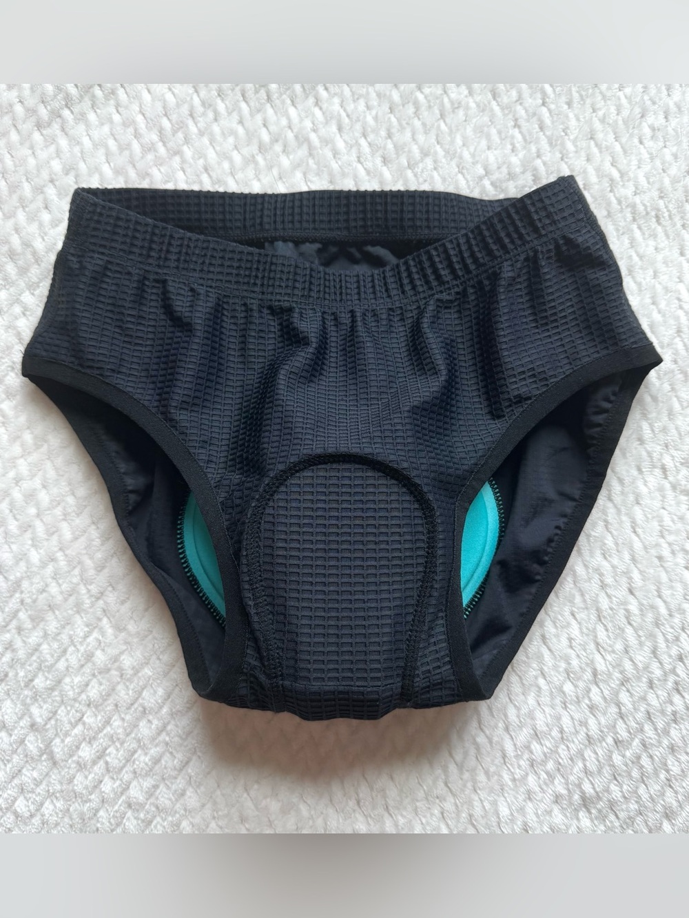 Nooyme Womens Cycling Brief M Black 3D Gel Padded Underwear Comfort Bicycle NWOT